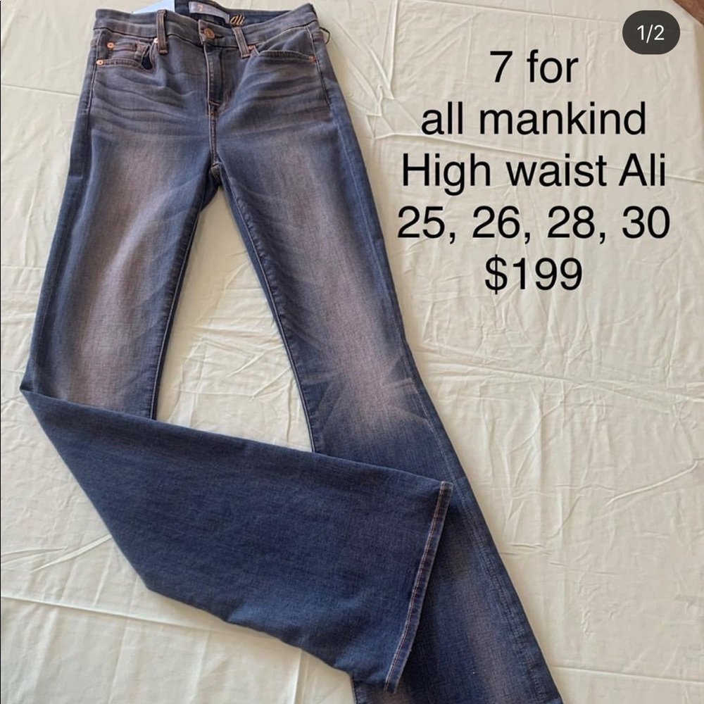 7 for all mankind high waist